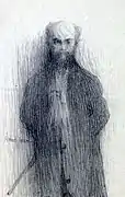 Ilustración de Verlaine por Edmond Aman-Jean.