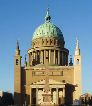 Schinkel: Iglesia de San Nicolás (Potsdam) (1830), capilla (1842)