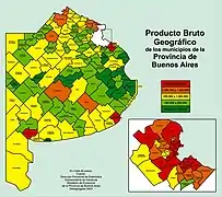 Producto Bruto Geográfico.