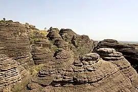 Zona montañosa cerca de Fabedougou.