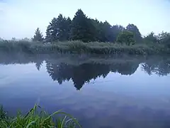 El río Peene cerca de Loitz