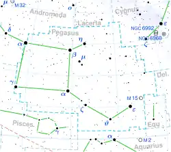 Tanto en la serie como en la película, las constelaciones tienen un papel muy importante. La imagen muestra la constelación de Pegaso, perteneciente a Seiya.