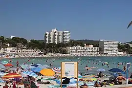 Playa de Peguera.