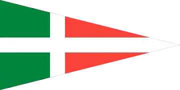 Banderín del Comandante de la Base Naval