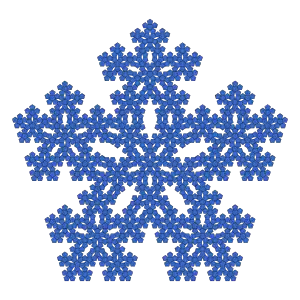 4th iteration, with center pentagons