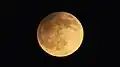 Eclipse lunar penumbral desde Moscú, Rusia, 17:49 UTC.