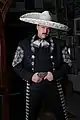 Mariachi con traje charro bordado