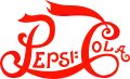 Segundo logotipo de Pepsi-Cola, usado desde 1905 hasta 1906.