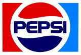 Logotipo de Pepsi, desde 1987 hasta 1991. Tipo de letra Handel Gothic.