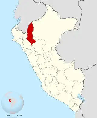 Departamento de Amazonas en Perú