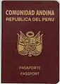 Pasaporte de la década de 2000.