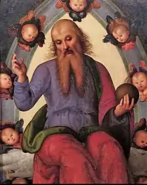 Pietro Perugino, Bendición de Dios Padre (1496).