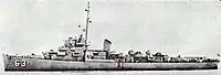 Ex USSNECUER de 741. El B.A.P. Rodriguez (D-63) fue adquirido en EEUU, durante la gestión del Ministro de Marina Roque Saldías