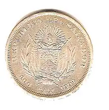 Moneda del Peso de El Salvador (1877-1892)