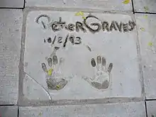 Peter Graves (huellas de manos)