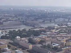 El Neva cerca del Puente Bolsheokhtinsky