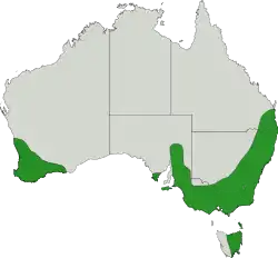 Mapa de distribución