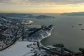 La bahía en invierno