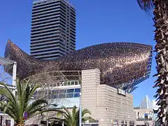 Pez (1992), de Frank Gehry, paseo Marítimo de la Barceloneta.