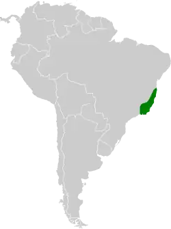 Distribución de Phaethornis idaliae