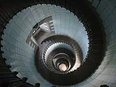 La escalera de caracol.