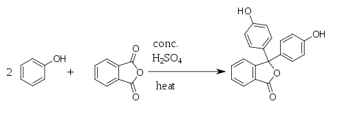 Synthesis of phenolphthalein