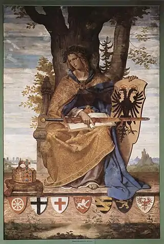 Germania, Mural de Philipp Veit (1834–1836).