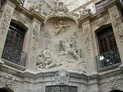 La fuente del Gros-Horloge de Rouen - 1731