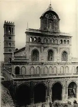 Edificio original de la catedral de San Miguel, destruido durante la Revolución Cultural.