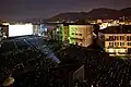 Piazza Grande durante el Festival Internacional de Cine de Locarno.