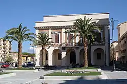 El Palazzo Granducale, reconstruido en la Piazza del Municipio.