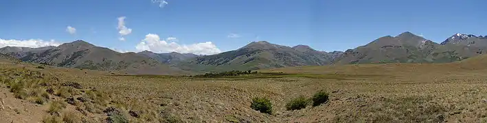 Paso Pichachén por el costado argentino.