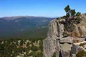 Pico Urbión desde el Castillo de Vinuesa.