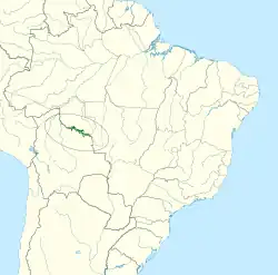 Distribución geográfica del carpinterito cuellirrufo.