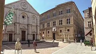 Centro histórico de Pienza.