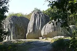 Pierres jaumâtres, monte Barlot, Creuse.