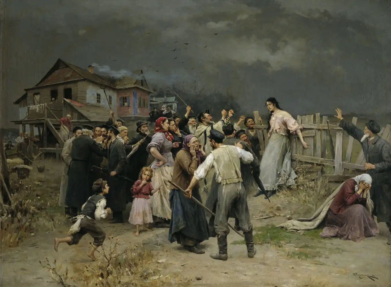 Una víctima del fanatismo (c. 1899 ), Museo de Bellas Artes Kharkiv