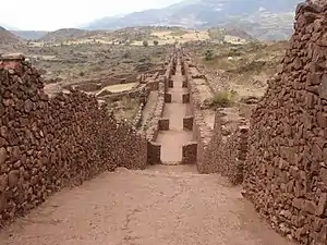 Calle en Piquillacta