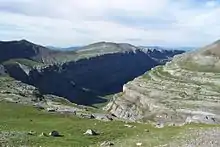 Valle de Ordesa al oeste.