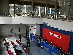 Oficina en el subsuelo del Edificio Avianca