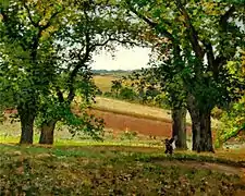 Los castañeros de Osny, Camille Pissarro, 1873