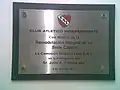 Placa conmemorativa de la remodelación en la Sede Boyacá, en 2007.