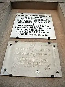 Placa conmemorativa