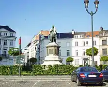 Reja y farolas para la Place des Barricades en Bruselas (1849)