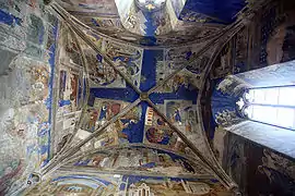 Frescos de la Capilla de San Marcial,del mismo palacio y pintor, 1344-1345.