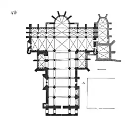 Planta realizada por Viollet-le-Duc