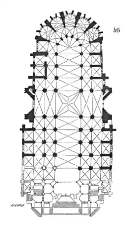 Planta de la catedral