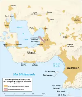 Localización al oeste de Marsella