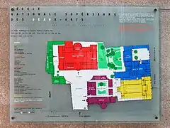 El plano de la Escuela