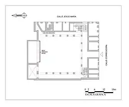 Plano del exconvento